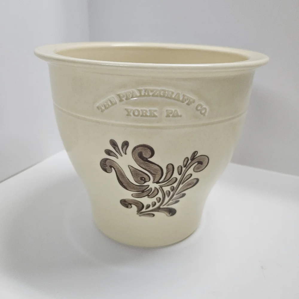 Pfaltzgraff Village Crock Planter Stoneware Ceramic The Pfaltzgraff CO YORK PA